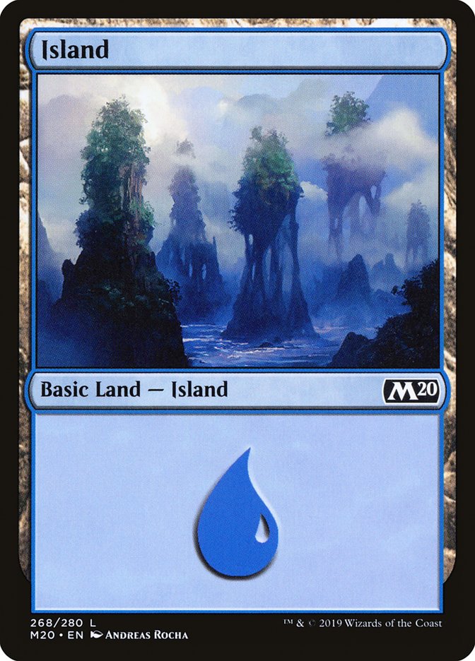 Island (268) [Core Set 2020] | L.A. Mood Comics and Games