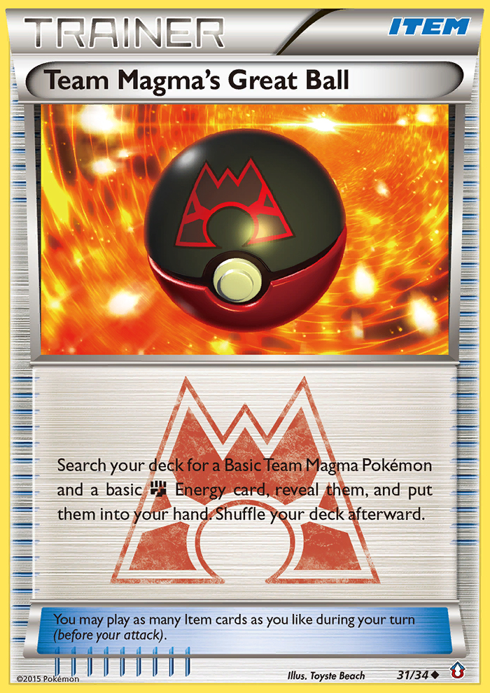 Team Magma's Great Ball (31/34) [XY: Double Crisis] | L.A. Mood Comics and Games