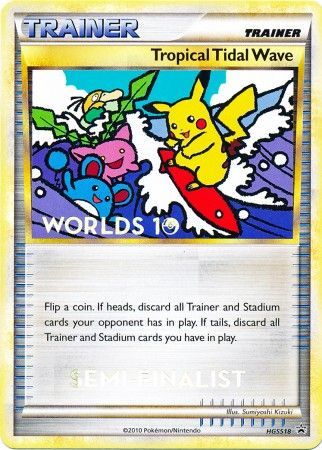 Tropical Tidal Wave (HGSS18) (Semi Finalist) [HeartGold & SoulSilver: Black Star Promos] | L.A. Mood Comics and Games