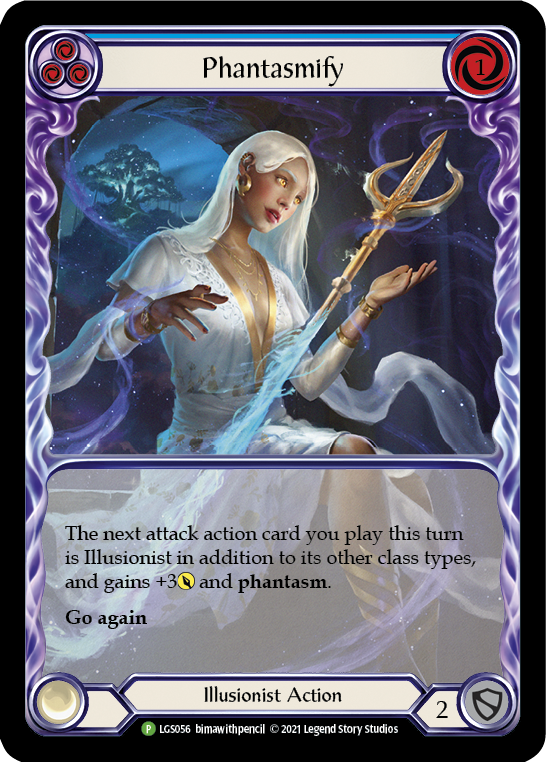 Phantasmify (Blue) [LGS056] (Promo)  Rainbow Foil | L.A. Mood Comics and Games