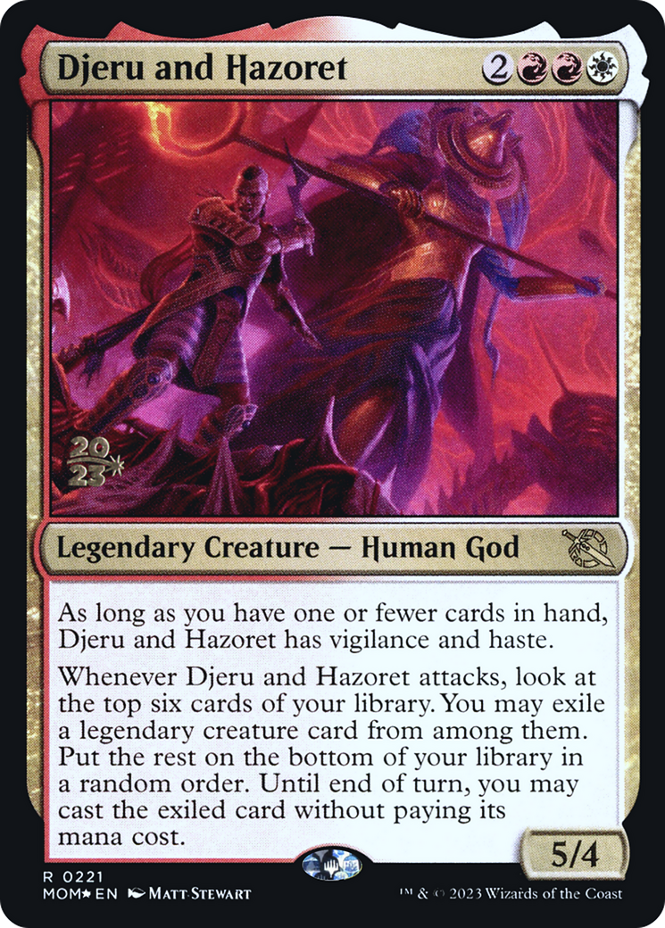 Djeru and Hazoret [March of the Machine Prerelease Promos] | L.A. Mood Comics and Games