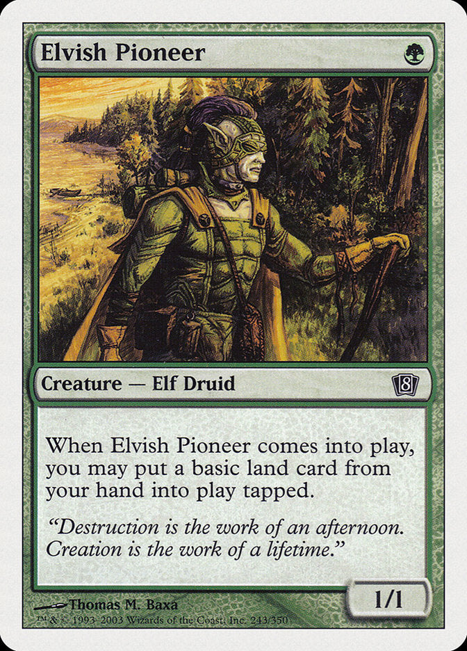 Elvish Pioneer [Eighth Edition] | L.A. Mood Comics and Games