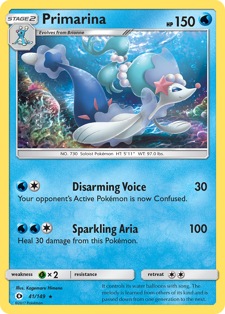 Primarina (41/149) [Sun & Moon: Base Set] | L.A. Mood Comics and Games