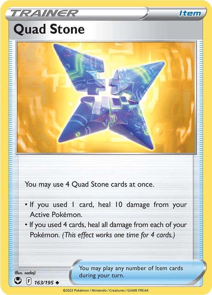 Quad Stone (163/195) [Sword & Shield: Silver Tempest] | L.A. Mood Comics and Games