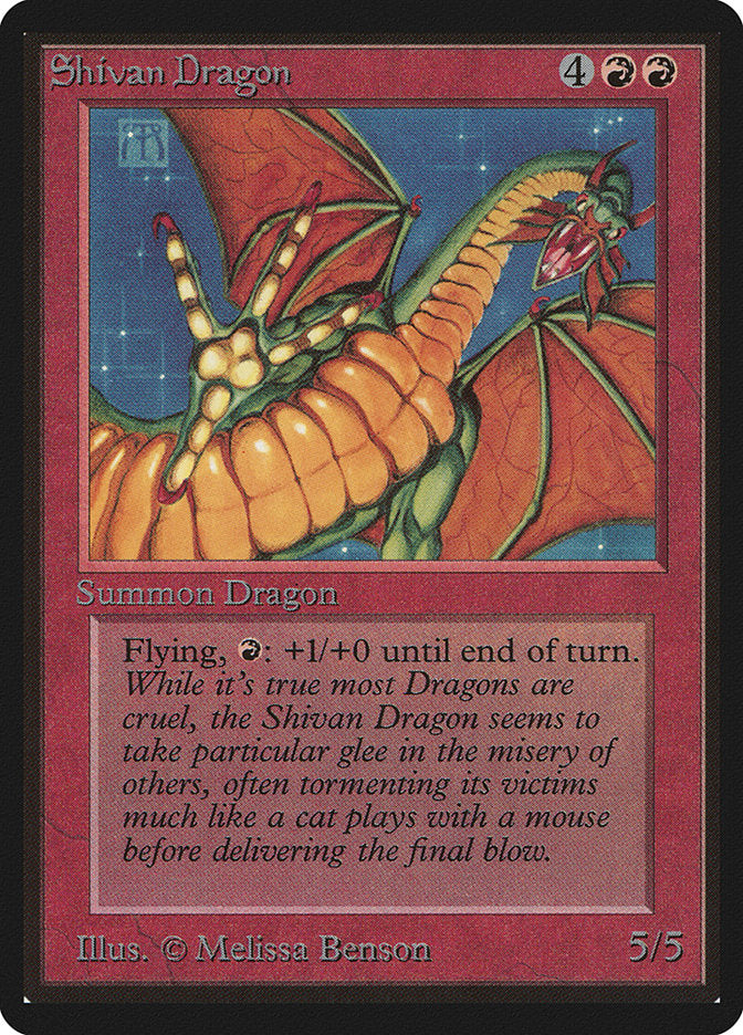 Shivan Dragon [Beta Edition] | L.A. Mood Comics and Games