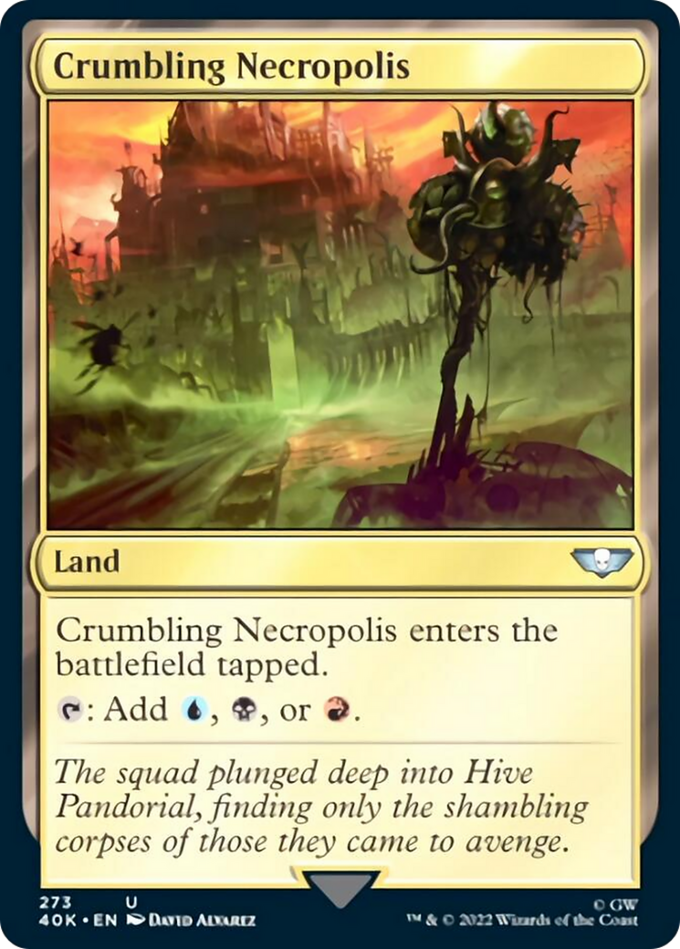Crumbling Necropolis (Surge Foil) [Warhammer 40,000] | L.A. Mood Comics and Games