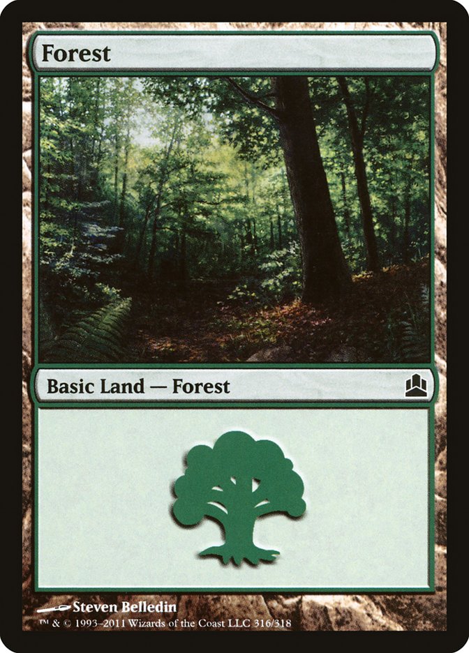 Forest (316) [Commander 2011] | L.A. Mood Comics and Games