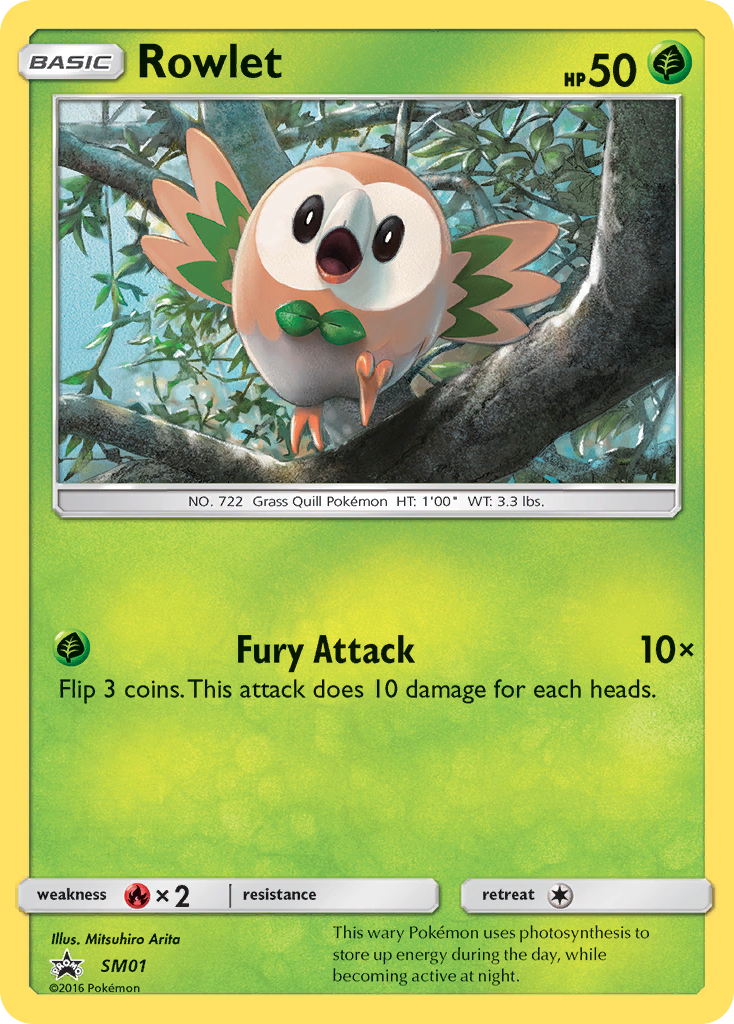 Rowlet (SM01) [Sun & Moon: Black Star Promos] | L.A. Mood Comics and Games