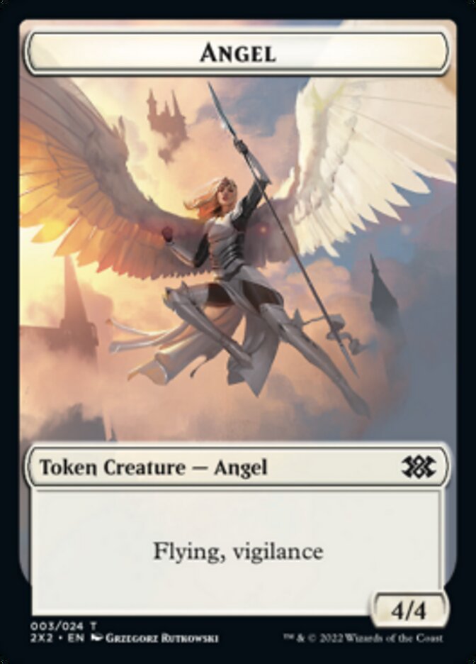Angel Token [Double Masters 2022 Tokens] | L.A. Mood Comics and Games