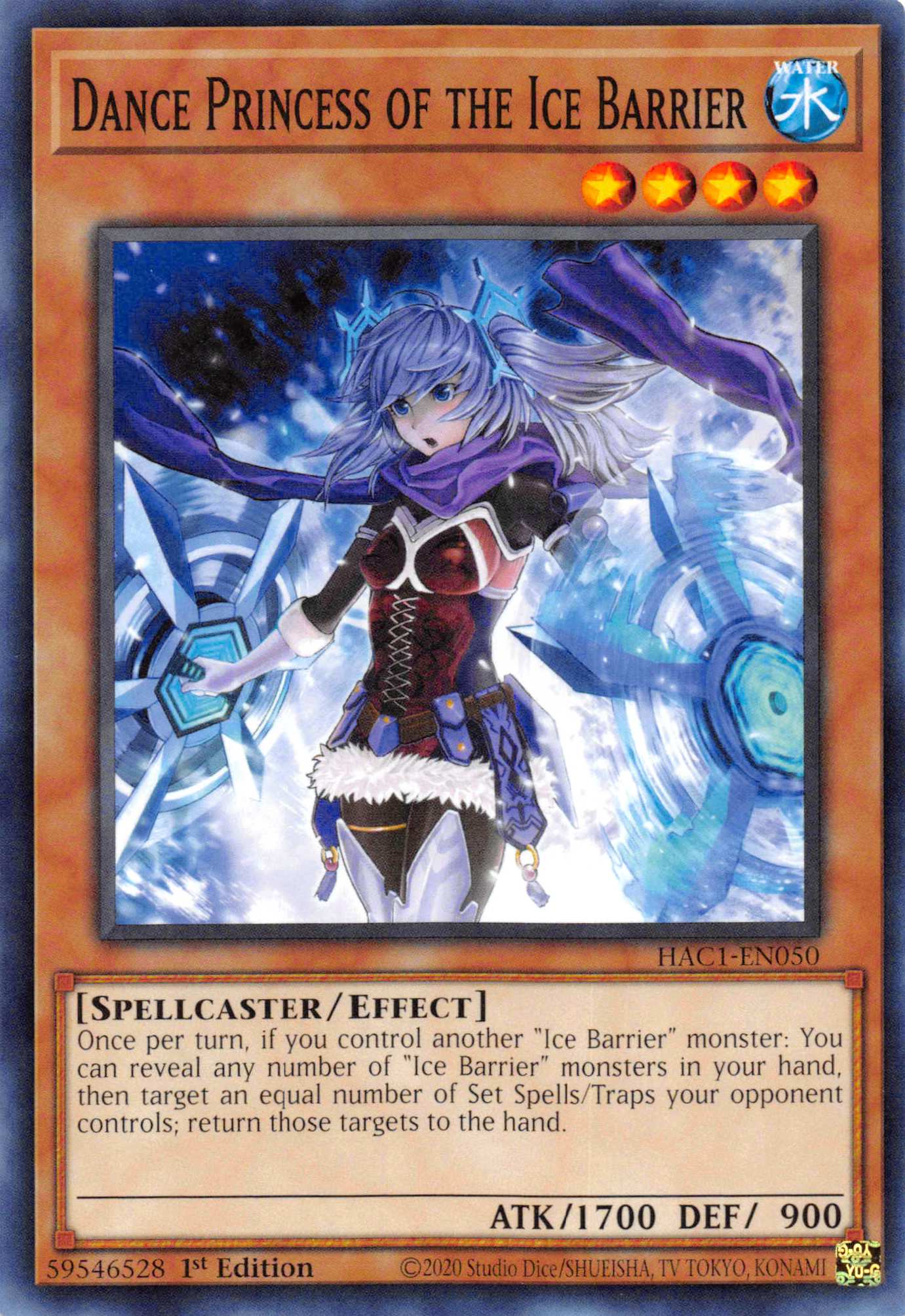 Dance Princess of the Ice Barrier [HAC1-EN050] Common | L.A. Mood Comics and Games