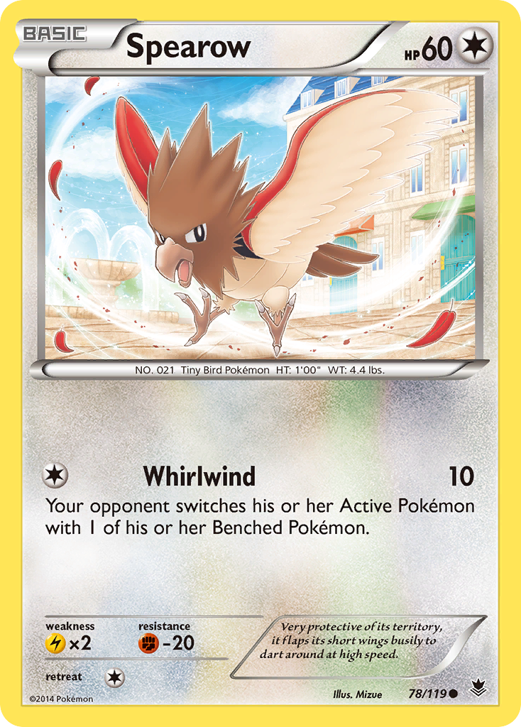 Spearow (78/119) [XY: Phantom Forces] | L.A. Mood Comics and Games