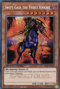 Swift Gaia the Fierce Knight (Secret) [SBCB-EN005] Secret Rare | L.A. Mood Comics and Games