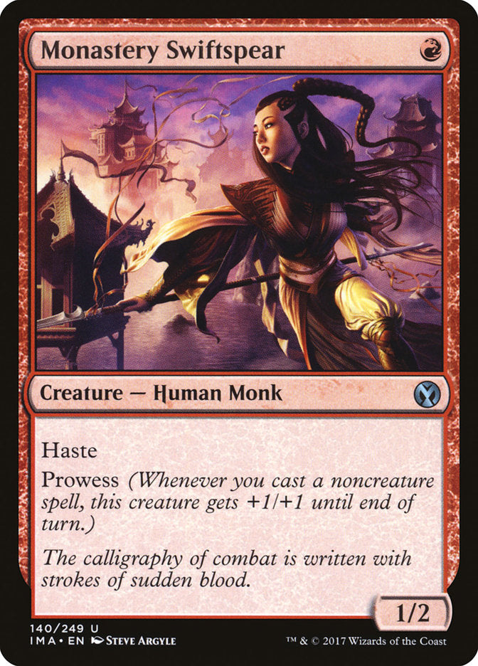 Monastery Swiftspear [Iconic Masters] | L.A. Mood Comics and Games