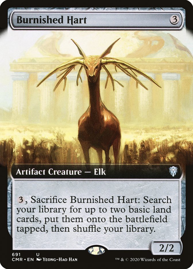 Burnished Hart (Extended Art) [Commander Legends] | L.A. Mood Comics and Games