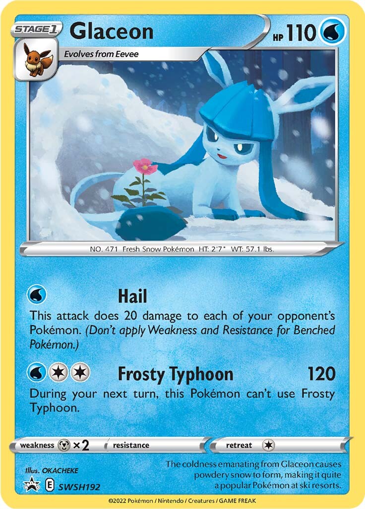 Glaceon (SWSH192) [Sword & Shield: Black Star Promos] | L.A. Mood Comics and Games