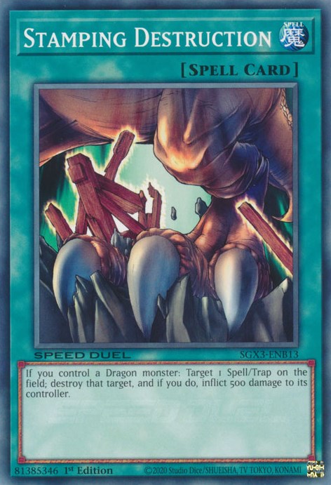 Stamping Destruction [SGX3-ENB13] Common | L.A. Mood Comics and Games