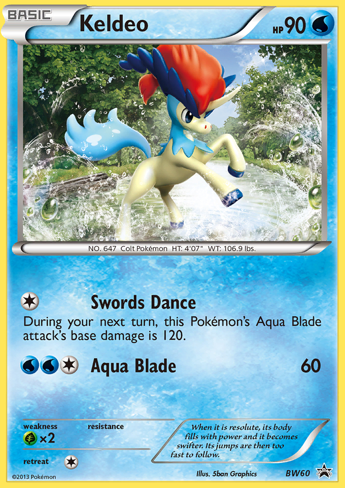 Keldeo (BW60) [Black & White: Black Star Promos] | L.A. Mood Comics and Games