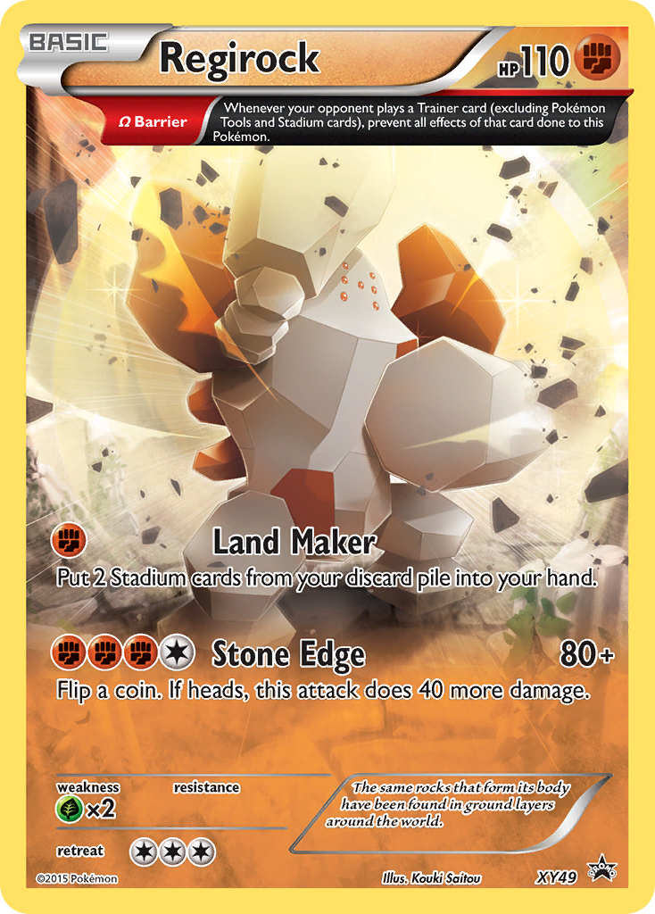Regirock (XY49) [XY: Black Star Promos] | L.A. Mood Comics and Games