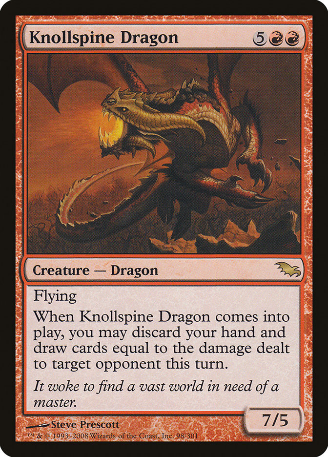 Knollspine Dragon [Shadowmoor] | L.A. Mood Comics and Games