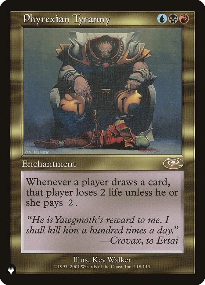 Phyrexian Tyranny [The List] | L.A. Mood Comics and Games