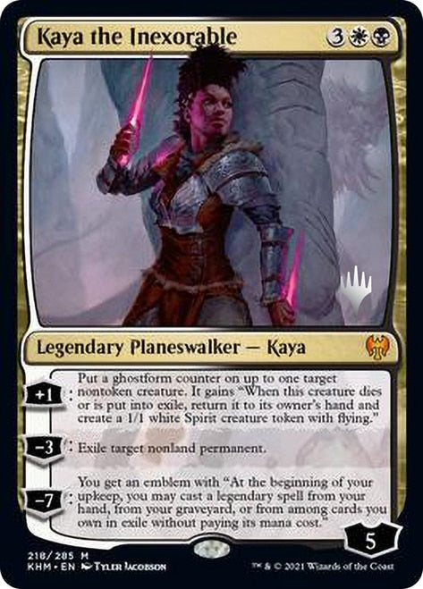 Kaya the Inexorable (Promo Pack) [Kaldheim Promos] | L.A. Mood Comics and Games