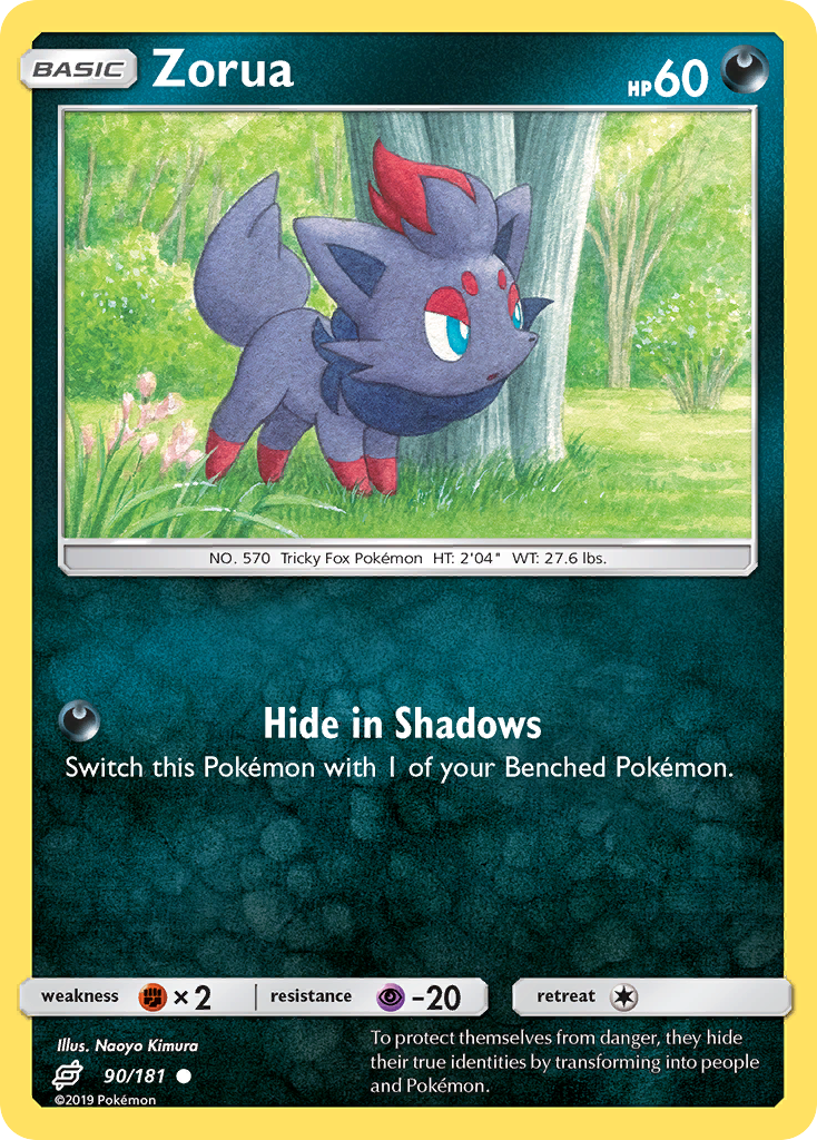 Zorua (90/181) [Sun & Moon: Team Up] | L.A. Mood Comics and Games