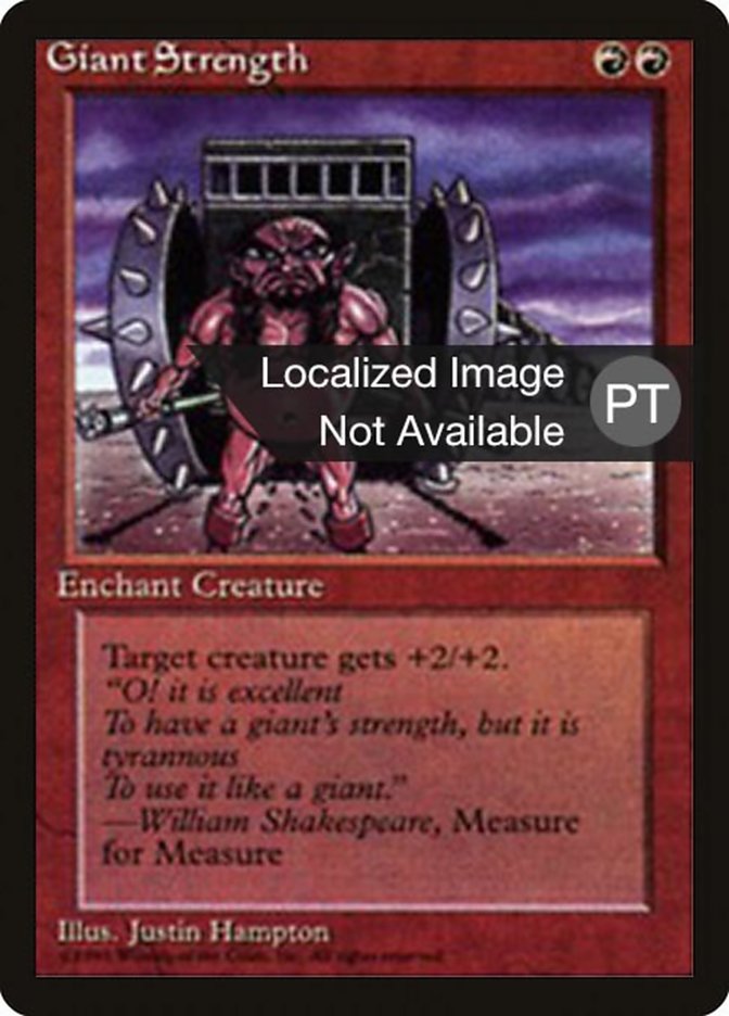 Giant Strength [Fourth Edition (Foreign Black Border)] | L.A. Mood Comics and Games