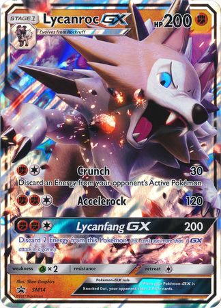 Lycanroc GX (SM14) (Jumbo Card) [Sun & Moon: Black Star Promos] | L.A. Mood Comics and Games