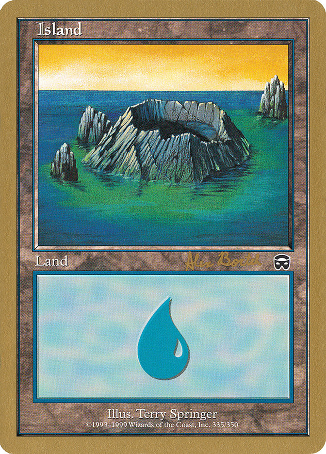 Island (ab335) (Alex Borteh) [World Championship Decks 2001] | L.A. Mood Comics and Games