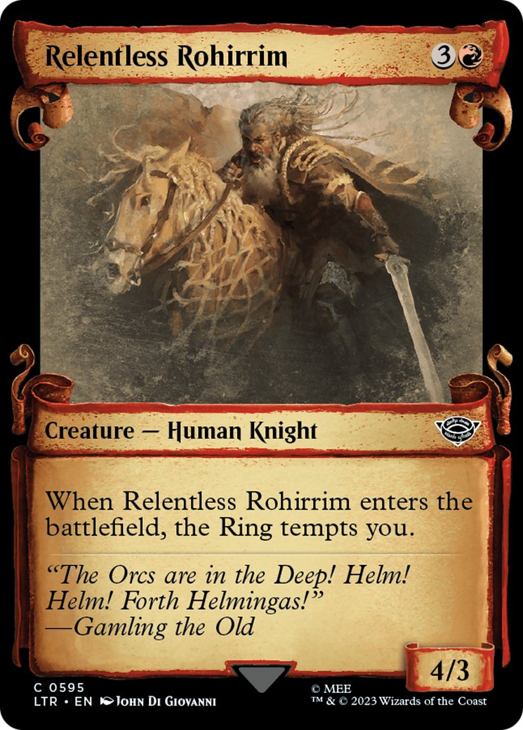 Relentless Rohirrim [The Lord of the Rings: Tales of Middle-Earth Showcase Scrolls] | L.A. Mood Comics and Games