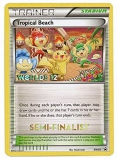 Tropical Beach (BW50) (Semi Finalist) [Black & White: Black Star Promos] | L.A. Mood Comics and Games