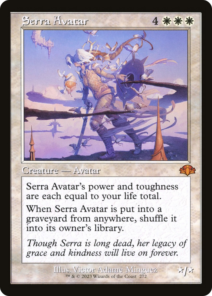 Serra Avatar (Retro) [Dominaria Remastered] | L.A. Mood Comics and Games