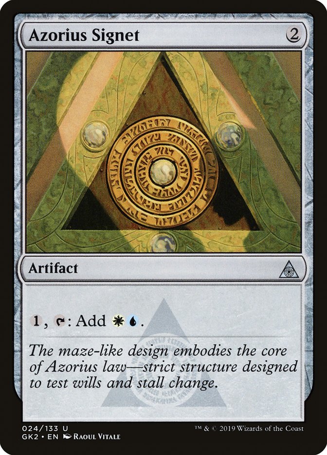 Azorius Signet [Ravnica Allegiance Guild Kit] | L.A. Mood Comics and Games