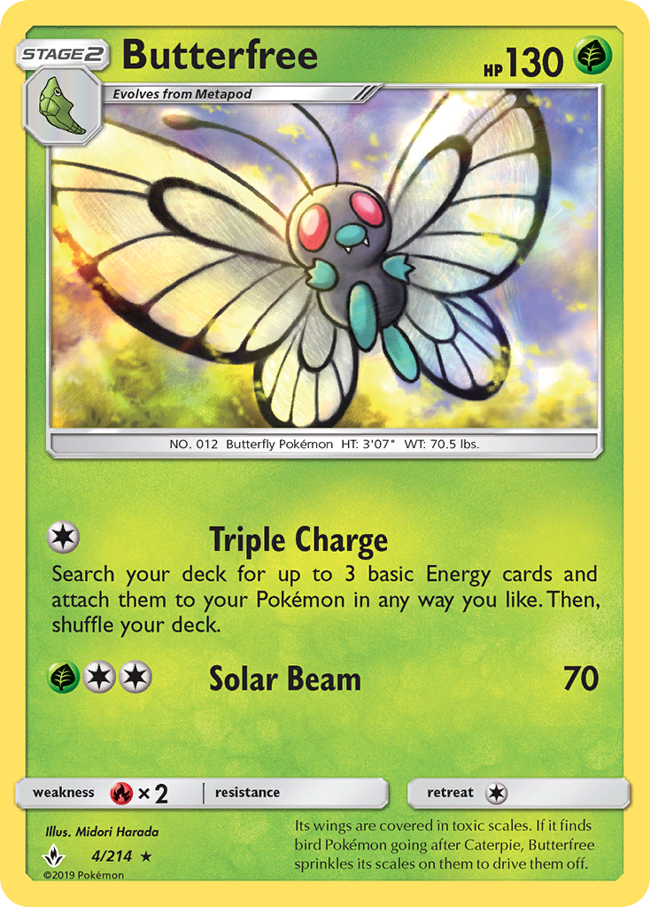 Butterfree (4/214) [Sun & Moon: Unbroken Bonds] | L.A. Mood Comics and Games