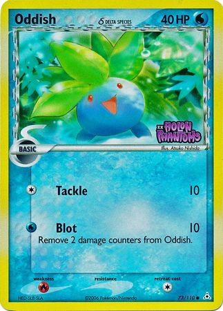 Oddish (73/110) (Delta Species) (Stamped) [EX: Holon Phantoms] | L.A. Mood Comics and Games