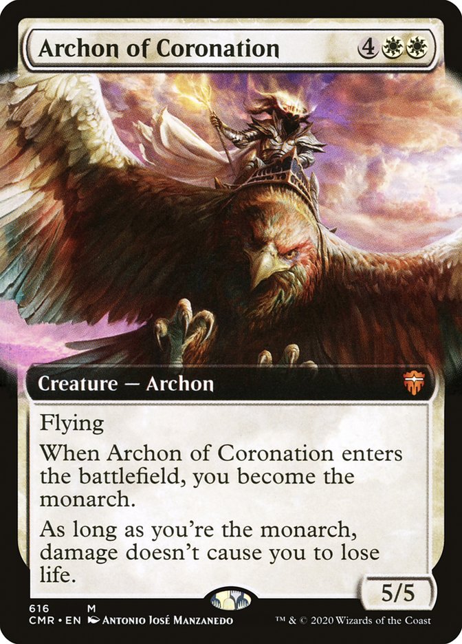 Archon of Coronation (Extended Art) [Commander Legends] | L.A. Mood Comics and Games