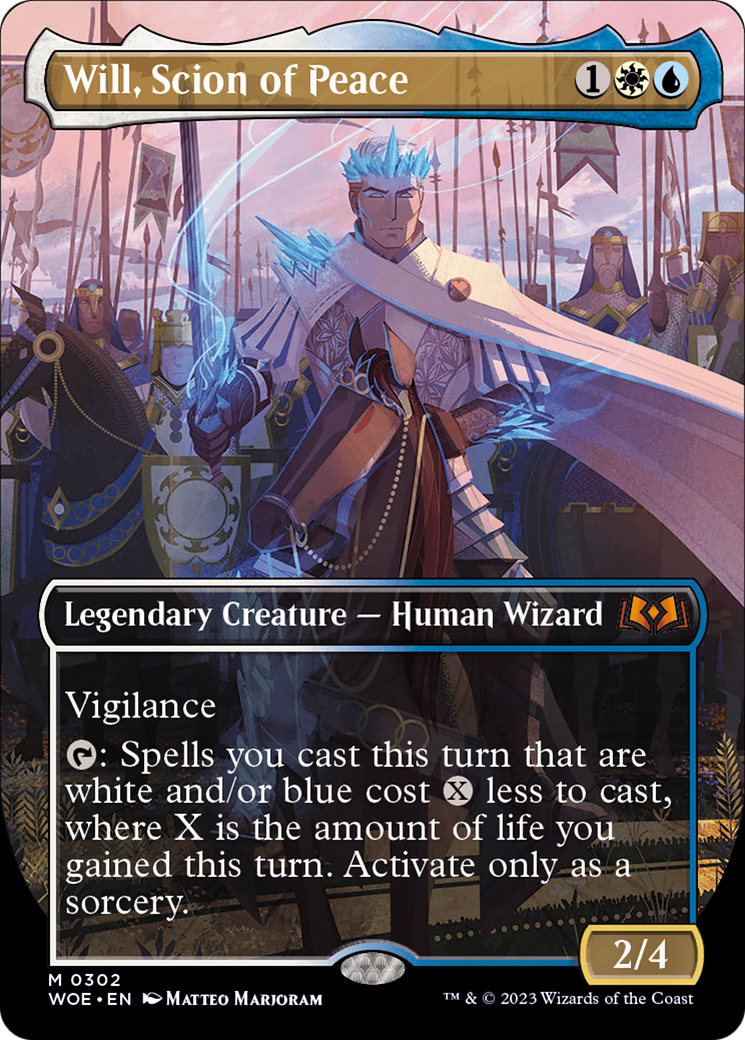 Will, Scion of Peace (Borderless Alternate Art) [Wilds of Eldraine] | L.A. Mood Comics and Games