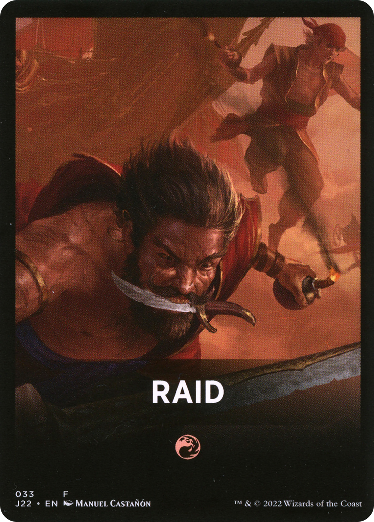 Raid Theme Card [Jumpstart 2022 Front Cards] | L.A. Mood Comics and Games