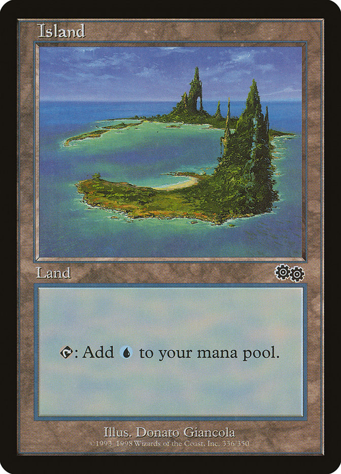 Island (336) [Urza's Saga] | L.A. Mood Comics and Games