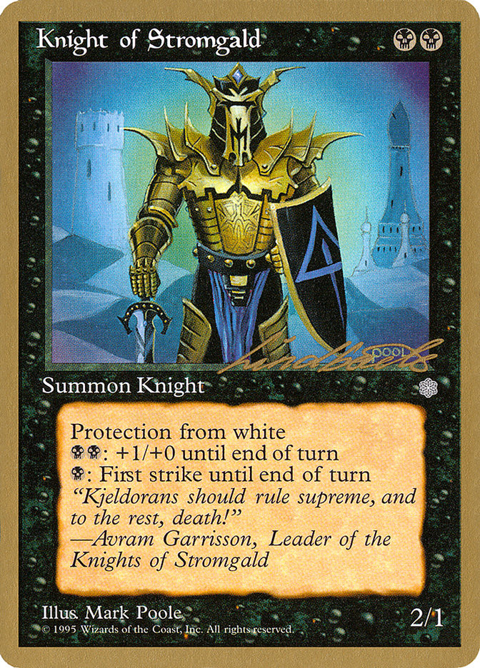 Knight of Stromgald (Leon Lindback) [Pro Tour Collector Set] | L.A. Mood Comics and Games