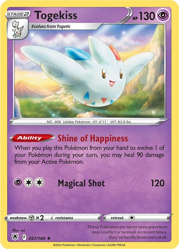 Togekiss (057/189) [Sword & Shield: Astral Radiance] | L.A. Mood Comics and Games