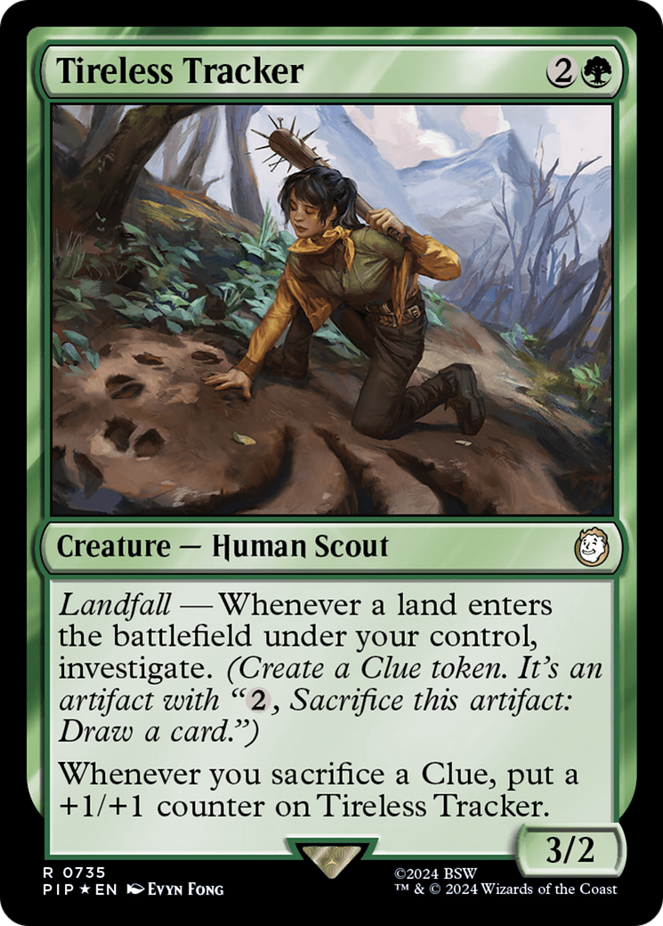 Tireless Tracker (Surge Foil) [Fallout] | L.A. Mood Comics and Games