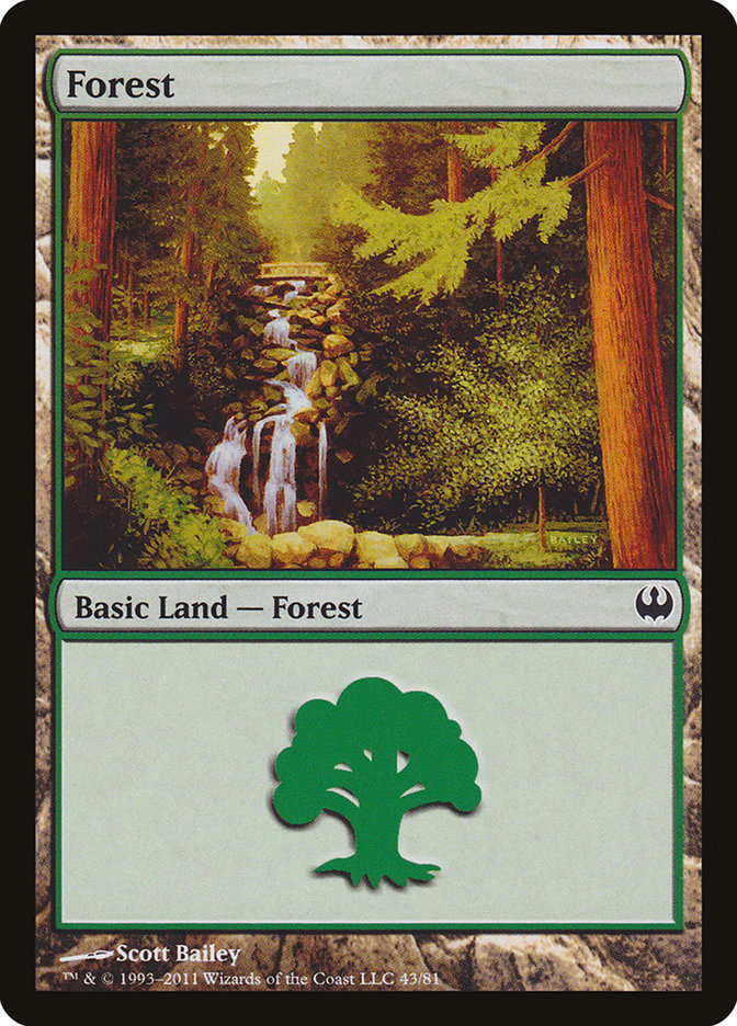 Forest (43) [Duel Decks: Knights vs. Dragons] | L.A. Mood Comics and Games