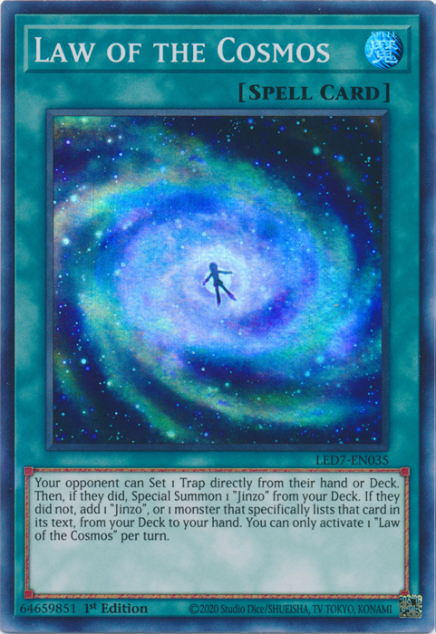 Law of the Cosmos [LED7-EN035] Super Rare | L.A. Mood Comics and Games