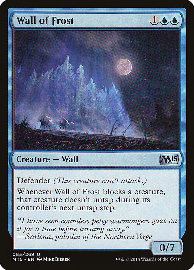 Wall of Frost [Magic 2015] | L.A. Mood Comics and Games