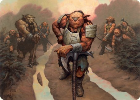 Hobgoblin Bandit Lord Art Card [Dungeons & Dragons: Adventures in the Forgotten Realms Art Series] | L.A. Mood Comics and Games