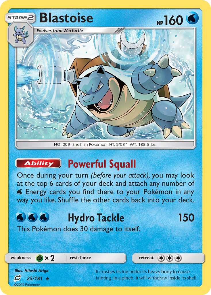 Blastoise (25/181) [Sun & Moon: Team Up] | L.A. Mood Comics and Games