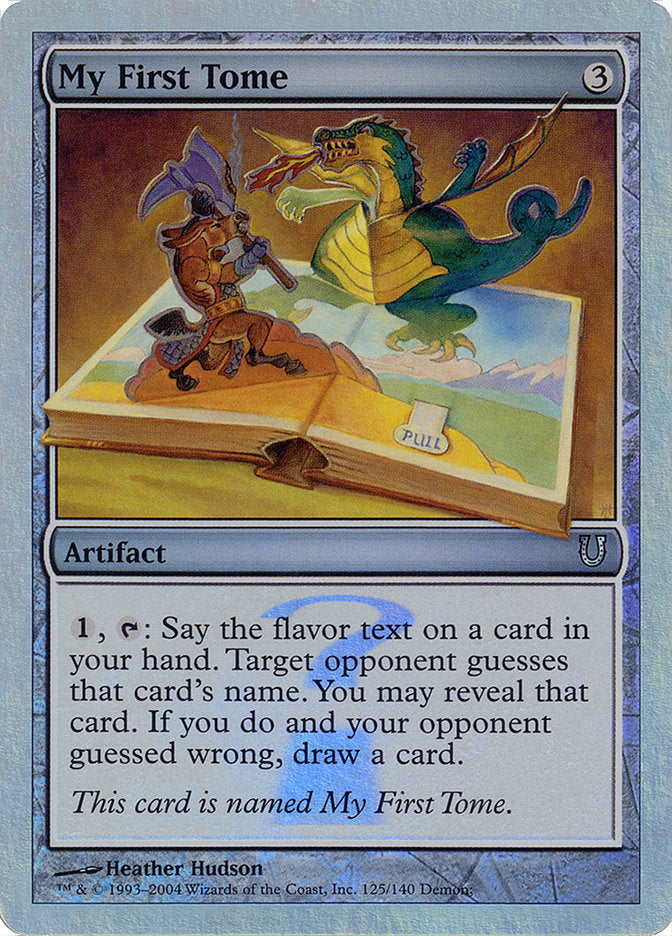 My First Tome (Alternate Foil) [Unhinged] | L.A. Mood Comics and Games