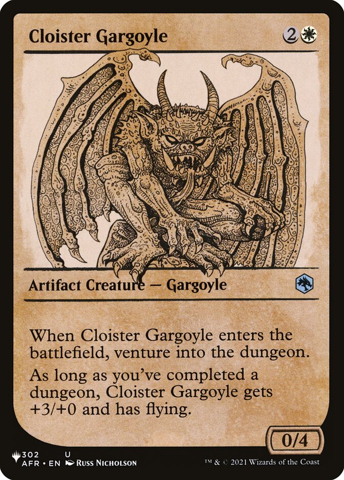 Cloister Gargoyle (Showcase) [The List] | L.A. Mood Comics and Games