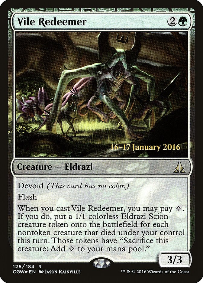 Vile Redeemer [Oath of the Gatewatch Prerelease Promos] | L.A. Mood Comics and Games
